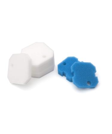 LTWHOME filter sponge suitable for Eheim 2616220 Professional 2222/2324 and Experience 150/250/250T (3 x blue + 6 white) - Buy Online on GoSupps.com