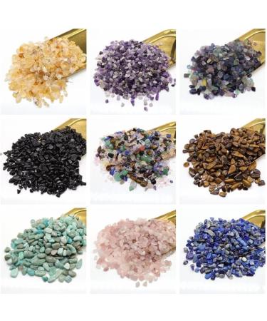 Natural Crystals and Stones Gravel Specimen Bulk Colorful Agates for Aquarium Home Decoration DIY (Color : Tiger Eye Size : 50g) 50g Tiger Eye - Buy Online on GoSupps.com