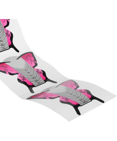 Nail Forms Extension Builder Easy To Use and Control Flexible Durable UV Gel Nail Forms with Length Marks for Salon Nail Former Stickers for Nail Art DIY - Buy Online on GoSupps.com