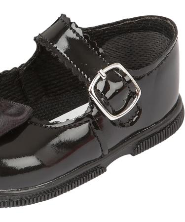 Baypods Toddler Shoes | Hard Sole Baby Girls First Walking Shoes | Anti-Slip Sole First Walkers | Made in England | 3 UK Child | Black Patent - Buy Online on GoSupps.com