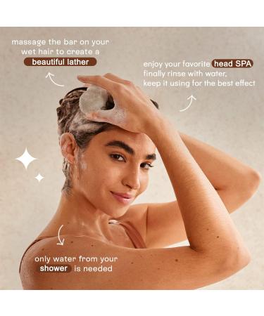 2Pcs Hira Darkening Shampoo Bar for Gray Hair - All-Natural Peppermint Formula - Buy Online on GoSupps.com