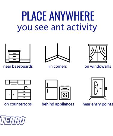 Terro Liquid Ant Killer - 12 Bait Stations for Effective Ant Control - Buy Online on GoSupps.com