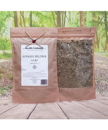  HEALTH EMBASSY Health Embassy Ginkgo Leaf Herbal Tea | Ginkgo Biloba L | Ginkgo Biloba Leaf Tea 100g - Buy Online on GoSupps.com