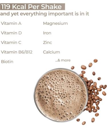 NUPO Diet Shake Caffe Latte - Premium Meal Replacement Shake for Weight Management - Clinically Proven Formula - 12 Servings - GMO-Free - 384g - Buy Online on GoSupps.com