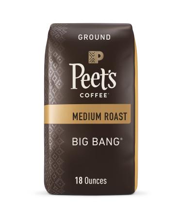 Peet's Coffee, Medium Roast Ground Coffee - Big Bang 18 Ounce Bag Big Bang 18 Ounce (Pack of 1)