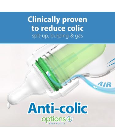 Dr. Brown's Options+ Anti-Colic Bottle - Slim 250 ml Lion Design | 0 Months+ - Buy Online on GoSupps.com