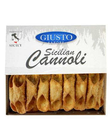 Giusto Sapore Sicilian Cannoli Shells - Regular - 100 Shells - Imported from Italy and Family Owned Brand Regular (Pack of 100)