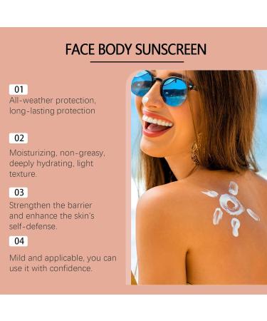 Natural Mineral Sunscreen SPF 30 | Hydrating Tallow & Zinc Oxide | Non-Sticky Face & Body Protection - Buy Online on GoSupps.com