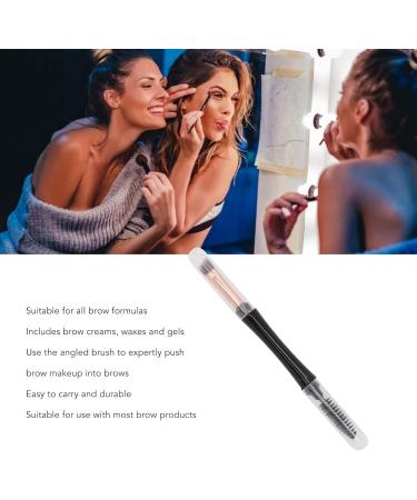 Eyebrow Brush Ergonomic Handle for Comfortable Eyebrow Brush Professional Spiral Angled Double Ended Makeup Tool Portable for Beginners - Buy Online on GoSupps.com