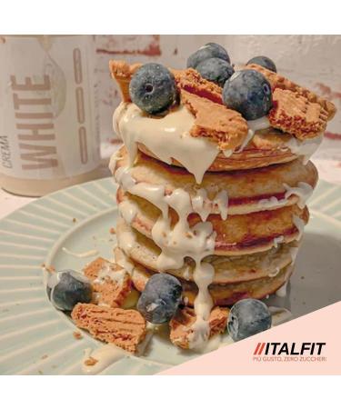 Protein Cream No Sugar Added | Spalmable Cream | No Preservatives and Dyes | Gluten and Palm Oil Free | Handmade Product | Sicily Origin | 250 g (White) - Buy Online on GoSupps.com