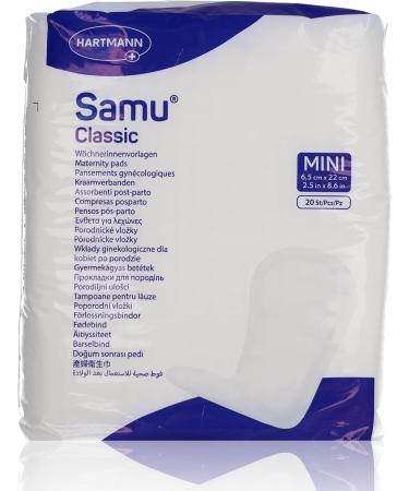 Buy 4x 20 Hartmann Samu Classic Postpartum Pads MINI & 105 Horn Medical Hygiene Bags - International Shipping Available - Buy Online on GoSupps.com