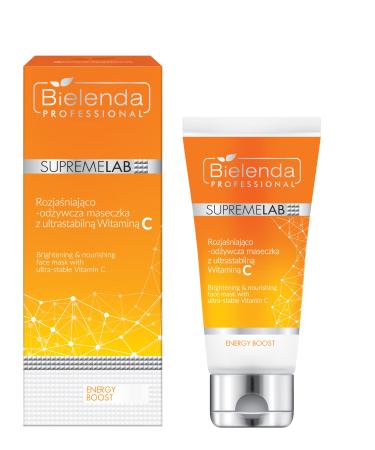 Bielenda Professional Supremelab Energy Boost Brightening and Nourishing Mask with Ultra-Stable Vitamin C 70ml