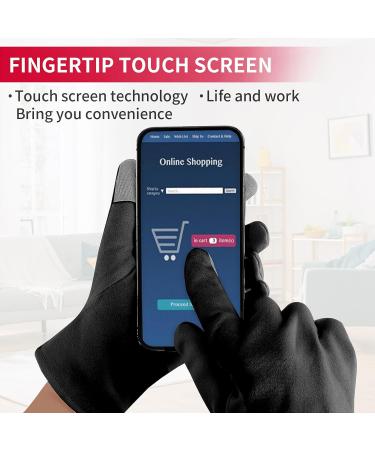 Dimeho 2 Pairs Moisturizing Gloves Touch Screen Cotton Spa Lotion Glove Overnight Bedtime Skin Care Gloves Eczema Glove for Dry Chapped Hands Women Beauty (White + Black) - Buy Online on GoSupps.com