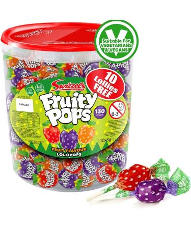 Swizzels Fruity Pops Original Tub 130x8g - Buy Online on GoSupps.com
