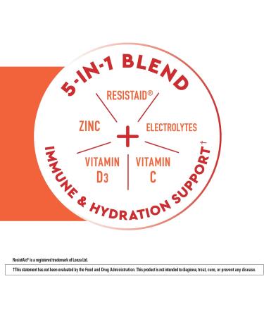 Nature Made Wellblends Active Immune Defense Fizzy Drink Mix - ResistAid, Vitamin C 500mg, Vitamin D 1000 IU, Zinc, Electrolytes Powder - 14 Stick Packs - Buy Online on GoSupps.com