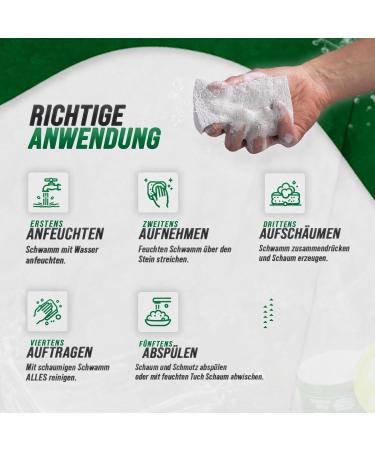 Zielinsky Industries Green and White Universal Cleaning Stone - Cleaning Stone - Size I 650g - Buy Online on GoSupps.com