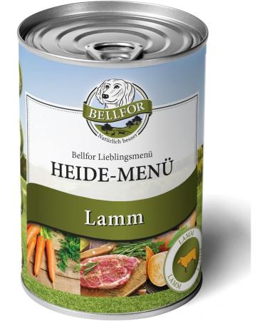 Bellfor Starter Pack 2 x 400 g - Chicken and Lamb - Grain-Free Wet Food for Dogs Selected Meats and Freshly Harvested Vegetables - Buy Online on GoSupps.com