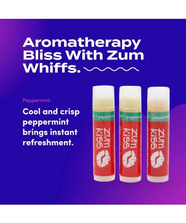 Zum Peppermint Kiss Stick (Pack of 3) with Organic Sunflower Seed Oil, Shea Butter, Essential Oils, and Vitamin E - 0.15 oz - Buy Online on GoSupps.com
