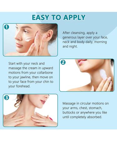 Hibiscus & Honey Skin Tightening Neck Cream - Collagen & Hyaluronic Acid Formula - 4 FL OZ - Buy Online on GoSupps.com