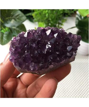 Amethyst Rough Stone 108g Natural Amethyst Cluster Quartz Crystal geode Specimen - Buy Online on GoSupps.com
