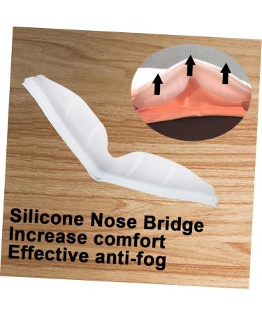 Healeved 8 STK Anti-Fog Nose Pads - Silicone Accessories for Glasses & Face Masks | Comfortable Protection & Seal | White - Buy Online on GoSupps.com