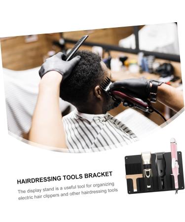 Angoily 1pc Electric Fader Bracket Fashion Design Blackl Hair Cutting Tool Organizer Hair Clipper Storage Rack Hairstylist Tools Rack Barber Tools Display Holder Simple Hanger - Buy Online on GoSupps.com