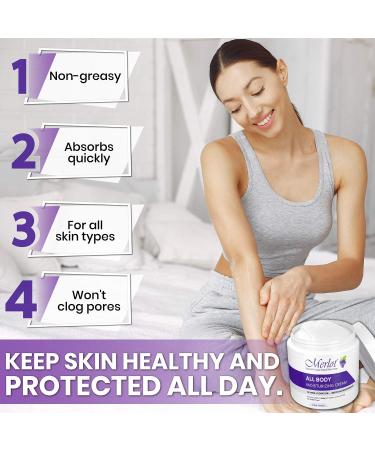 Merlot Moisturizing All Body Cream for All Skin Types | 16 oz | Hydrating Skincare for Everyone - Buy Online on GoSupps.com