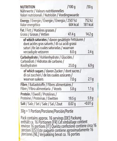 Happy Belly Whole Cashews 500g - Premium Quality, 1 Pack - Buy Online on GoSupps.com
