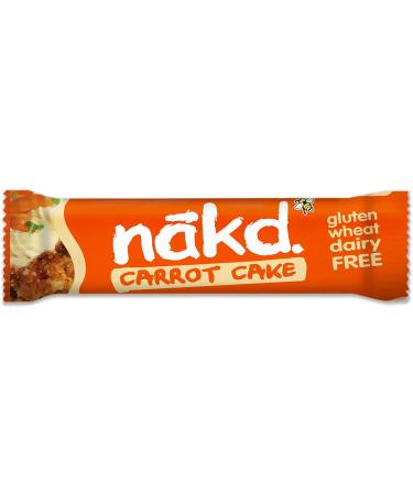  Nakd Nakd Fruit and Nut Bars Pack of 24 (Carrot Cake) - Buy Online on GoSupps.com