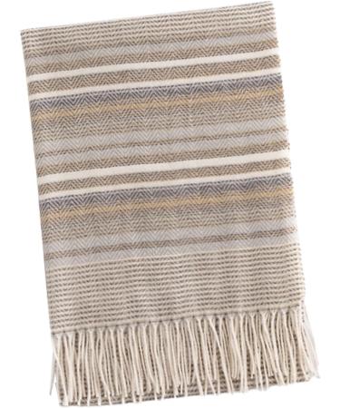 Triangular Women's Knitted Wool Scarf - Black Buttoned Cold Weather Accessory - Buy Online on GoSupps.com