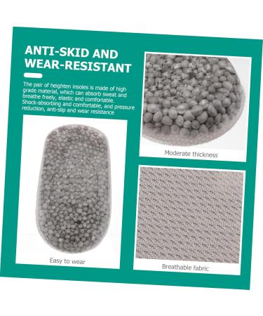 FOMIYES Gel Insoles - 3 Pairs Heightening Foam Inserts for Men & Women | Comfort & Foot Protection - Buy Online on GoSupps.com