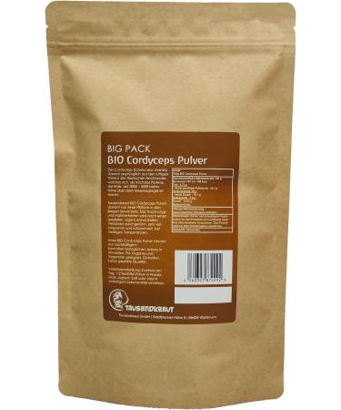 Cordyceps Bio Powder 500g - Premium EU Produced Mushroom Supplement from Slovenia - High Safety & Sustainability - German Brand - Buy Online on GoSupps.com