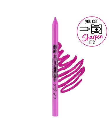 L.A. Girl Shockwave Neon Lipliner Pencil Blaze 0.04 oz - Vibrant Neon Lip Liner - Buy Online on GoSupps.com