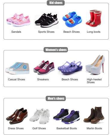 4-Pack Tuff Guy Travel Shoe Bags 16x12 - Water-Proof Ballistic Nylon, Heavy Duty Zipper - for Men and Women - Buy Online on GoSupps.com