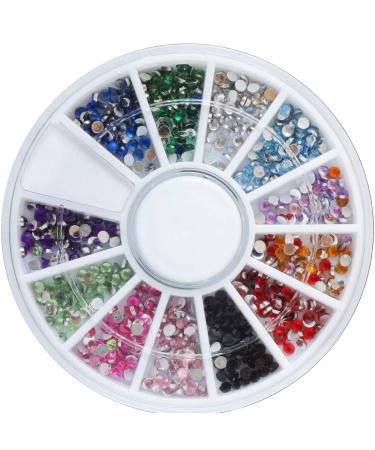 Floral Nail Stamper Kit with 4 Stamping Plates | DIY Nail Art Decoration Set with Clear Stamper, Scraper, and Rhinestones | Bi015b - Buy Online on GoSupps.com