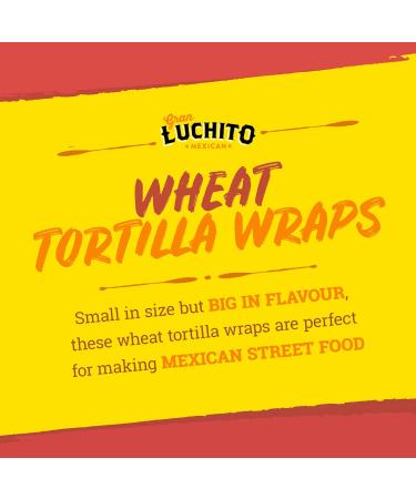  Gran Luchito Gran Luchito 7 x Mexican Soft Taco Tortilla Bandages 300g Taco Parties - Buy Online on GoSupps.com