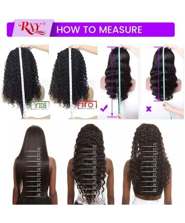 RXY V Part Wig Human Hair Deep Wave 16 - No Glue Thin Part, No Leave Out - Deep Curly Style - Buy Online on GoSupps.com