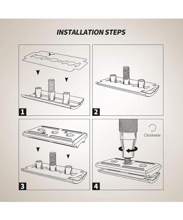 Premium Beige Double Edge Manual Razor with Stand for Men & Women - Smooth Shaving Experience - Buy Online on GoSupps.com