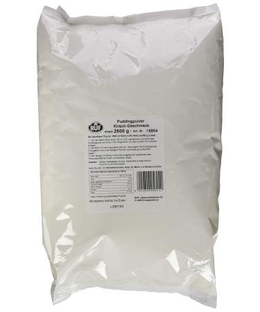 Ruf Kirschpudding powder pudding for cooking pudding without sugar fruity pudding storage pack for large kitchen canteen and restaurant kitchen 1x2500g