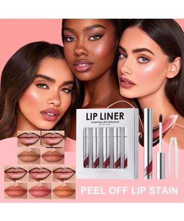  G n rique Lip color peels off peel off lip gloss | 5x peel-off long-lasting makeup lip gloss - Mother girlfriend highly pigmented luxury color for blending - Buy Online on GoSupps.com