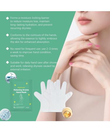 Masque Mains Quotidien Menthe Douce | 1 paire de masques hydratants et renfor ant la barri re cutan e pour mains s ches et fatigu es 2 - Buy Online on GoSupps.com