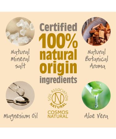 Salt of the Earth Amber & Sandalwood Natural Deodorant Roll On - 100% Natural, Vegan, Cruelty Free - 75ml - Buy Online on GoSupps.com