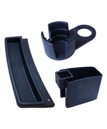 Stander Tray Table Accessory Bundle, Cup Holder, Utensil Compartment, and Base Tube Organizer for Stander and Able Life Tray Tables