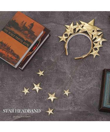 Zoestar Stars Headband Gold Halo Crown Headbands Star Goddess Headpiece Party Costume Hair Accessories for Women - Buy Online on GoSupps.com