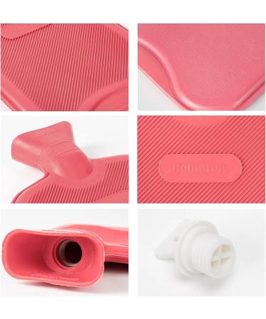 HomeTop Premium Classic Rubber Hot Water Bottle with Cute Unicorn Cover (2L Pink) - Rosie 2 Piece Set - Buy Online on GoSupps.com