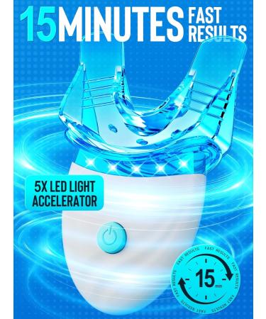 Nicwell Teeth Whitening Kit for Sensitive Tooth: 3 x 35% Carbamide Peroxide Gel & 1 Safe Remineralizing Pen - Teeth whitening LED light for Glow Gen Aged 18-34 - Oral Care for Dentist Office Daily use - Buy Online on GoSupps.com