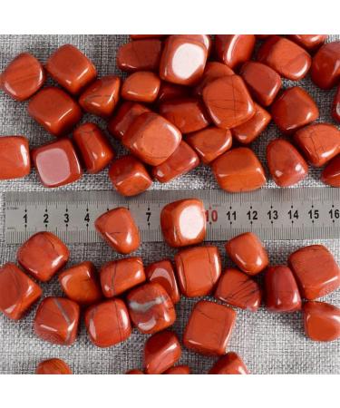 100g Bulk Gemstone Natural red Jasper Minerals Crystal and Tumbled Stone Beads for Crystals fengshui Home Decor Gift Ornaments Stone Mineral Specimen - Buy Online on GoSupps.com
