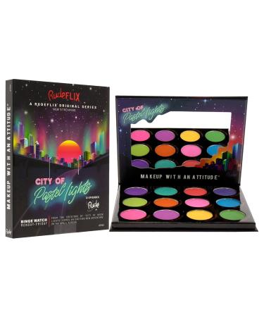 Rude City of Pastel Lights - 12 Pigment & Eyeshadow Palette for Vibrant Looks | International Shipping Available - Buy Online on GoSupps.com