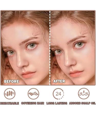 Hair Powder for Women with Brush Hairline Contouring Shadow Powder Waterproof Hair Filler Powder Waterproof Natural Shade Hairline Powder Stick (Color : 2Pcs Brown) - Buy Online on GoSupps.com