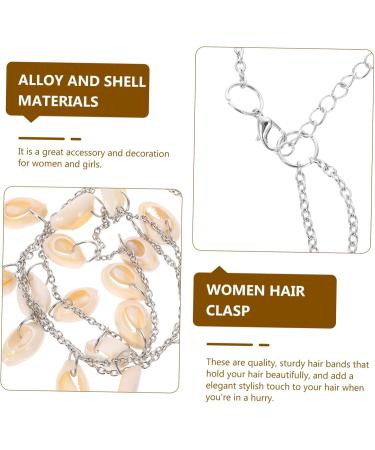 Didiseaon Women Hair Clasp Wedding Hair Accessories Mermaid Shell Headbands Women Headband Hair Decorations Headbands with Cowrie Shells Boho Hair Ties Halloween Tassel Women's - Buy Online on GoSupps.com